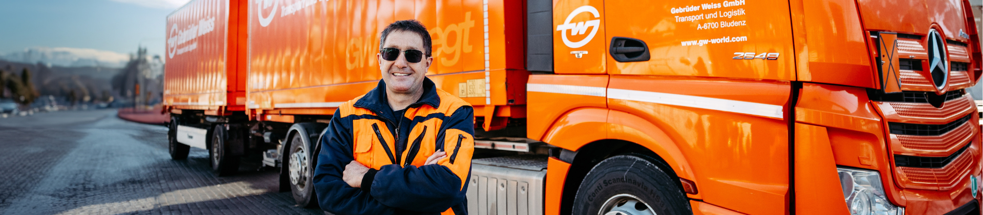 Stückgut Transport mit Gebrüder Weiss