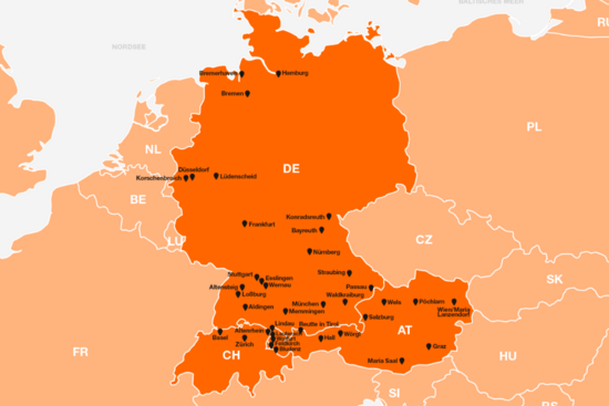 Ihre Spedition für die Schweiz und der gesamten DACH-Region